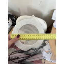 Черная настольная лампа с 5Х увеличительным стеклом Питание от USB ___KRY560/710 (259)