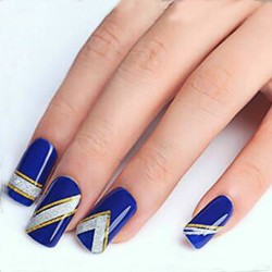***Липка стрічка для дизайну нігтів СРІБНИЙ ПІСОК 3мм ___OLG005 (695)