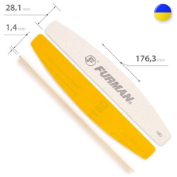 Сменные наждаки для пилочки ФУРМАН дуга 180грит 10шт ___MRL345G (447)